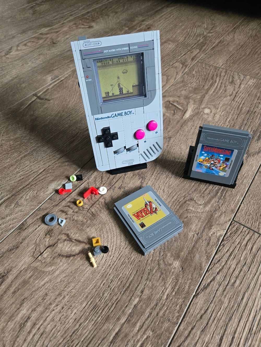 LEGO Nintendo Game Boy Set – Mario & Zelda Cartridges – Display Model Complete
